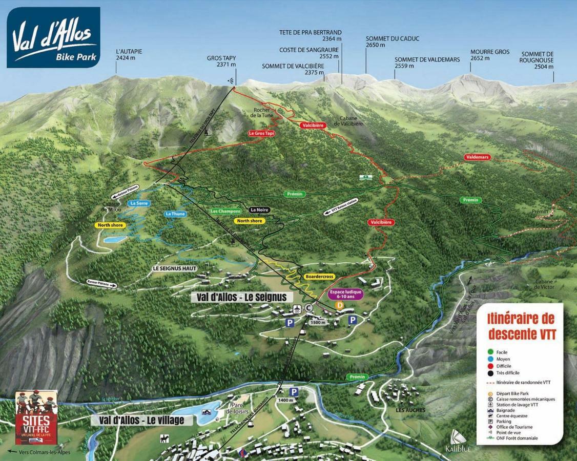Studio Chaleureux A La Foux D'Allos Eksteriør billede