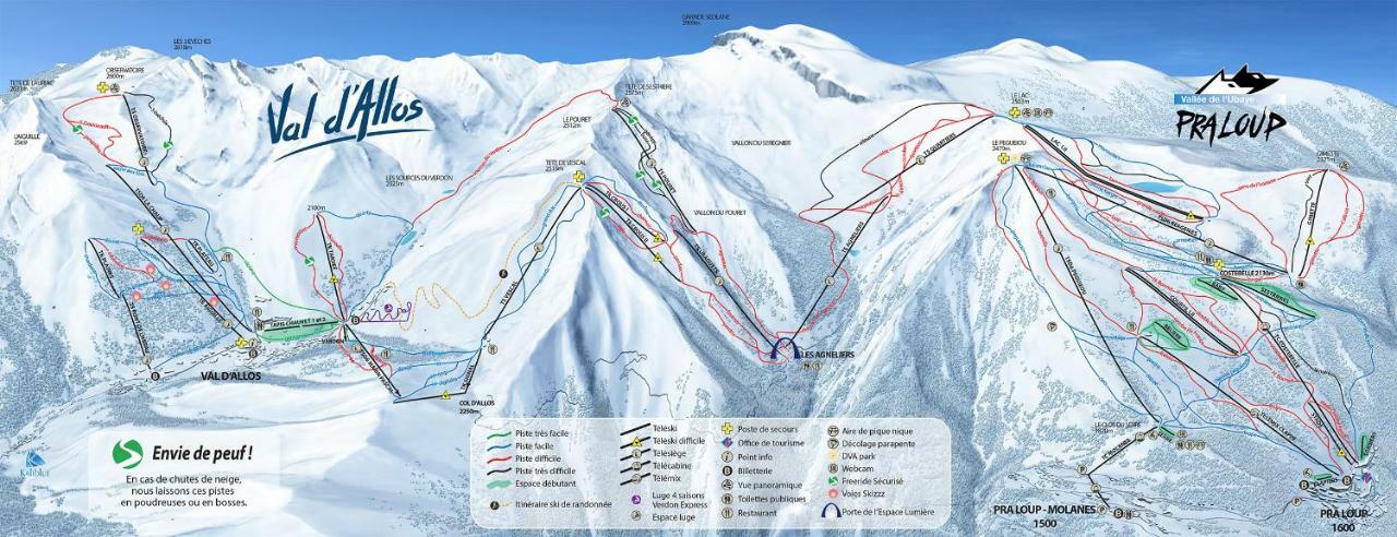 Studio Chaleureux A La Foux D'Allos Eksteriør billede